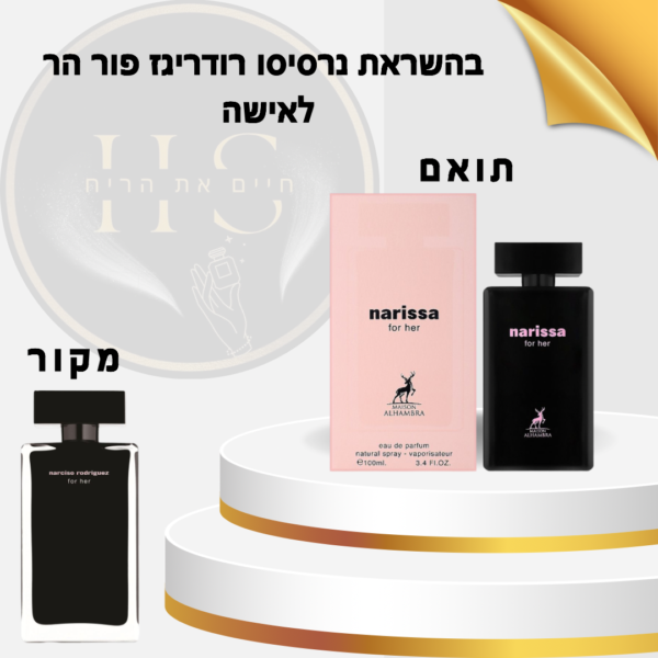 בהשראת נרסיסו פור הר לאישה א.ד.פ 100 מ”ל Narciso For Her for Women E.D.P 100ml